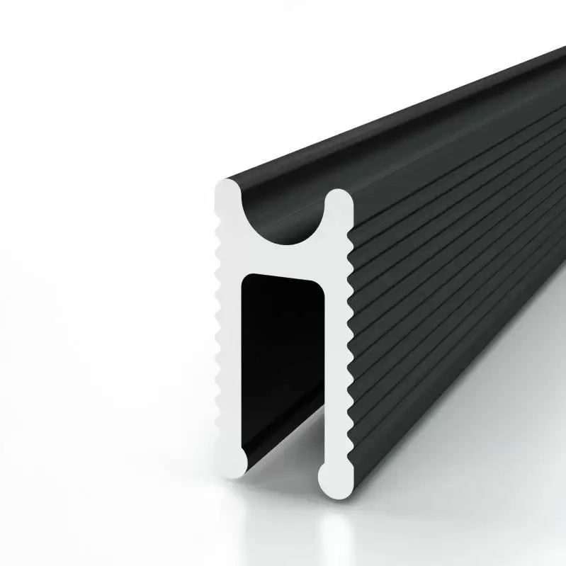 Теневой профиль Decaro Engineering D009A Black, анодированный черный, длина 3 м