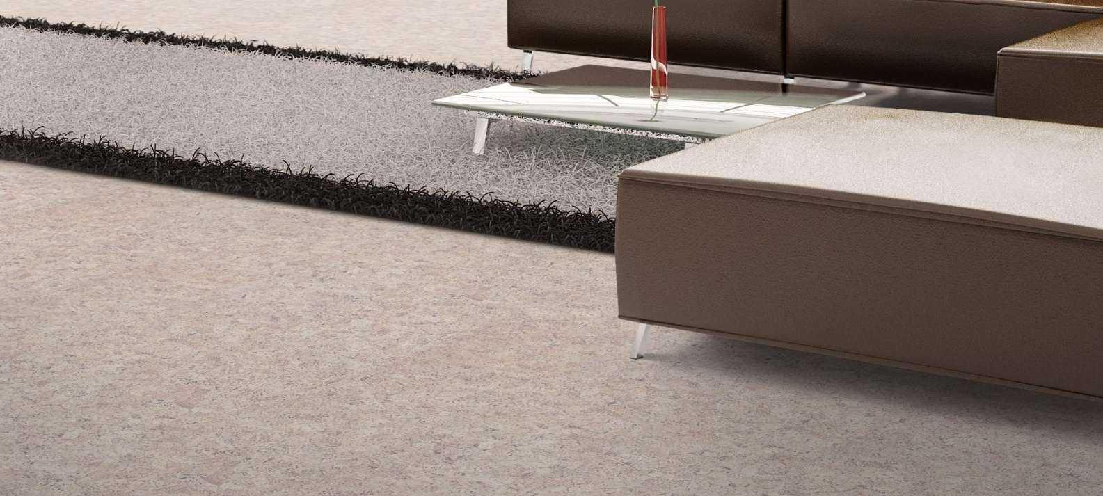 Напольное пробковое покрытие CorkStyle EcoCork P999 Creme клеевое